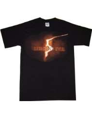 Resident Evil 5 Resident Evil 5 Logo Black T Shirt