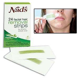  Nads Facial Hair Remover Wax Strips No Heating: Health 