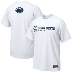   Penn State Nittany Lions White Practice T shirt: Sports & Outdoors