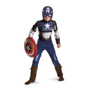  Captain America Costume 4 6 Deluxe Toys & Games
