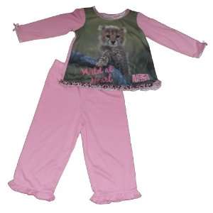    Animal Planet Wild At Heart Toddler Girls Pajamas Size 2T: Baby