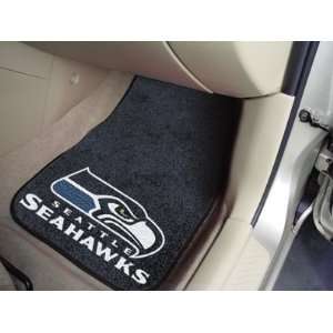  Seattle Seahawks Front 2 Piece Auto Floor Mats: Sports 