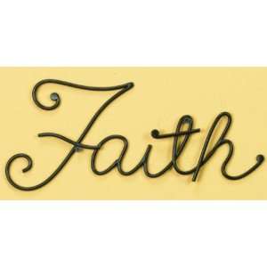  Metal Wall Sculpture / Words / Art / Quotes   Faith (Wall 