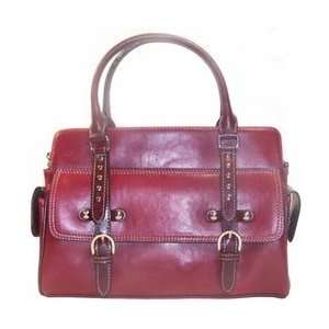  Rina Rich Lady Day Satchel   Red 