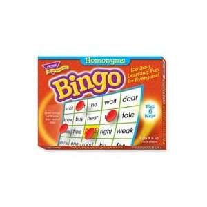  Trend Enterprises  Homonyms Bingo Game, 3 36 Players, 36 