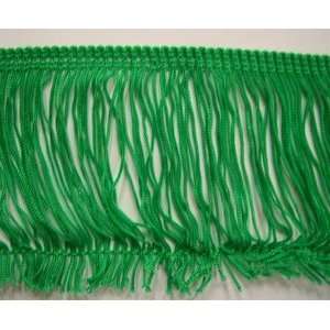   Wide Chainette Fringe 016 Kelly Green 3.75 Inch Arts, Crafts & Sewing
