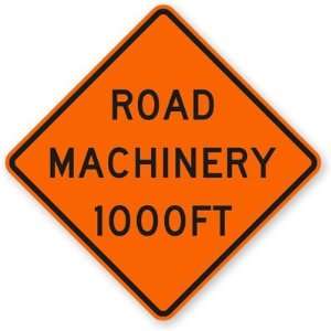   Road Machinery 1000 ft Fluorescent Orange, 30 x 30