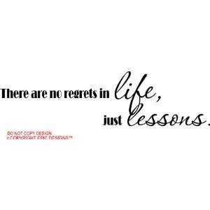   life, just lessons inspirational wall quotes art sayings vinyl decals