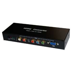  Component video (YPbPr) / VGA To HDMI Converter 