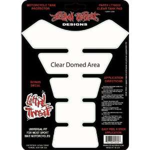  Lethal Threat YSLT70030 Clear Tank Pad for All Sportbikes 