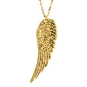  Angel Wing Necklace In Gold Cora Hysinger Jewelry