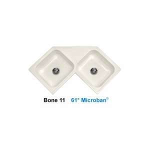  Advantage 3.2 Double Bowl Kitchen Sink with Three Faucet Holes 31 3 11