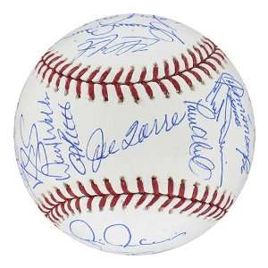  1998 Yankees Team Signed MLB Baseball (): Sports 