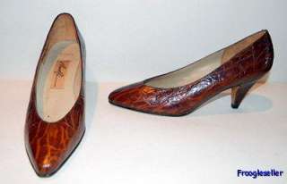 Amalfi womens Monica heels pumps shoes 6 AA brown  