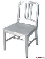 EMECO NAVY CHAIR IN HAND BRUSHED ALUMINUM BY EMECO BRAND NEW FROM 