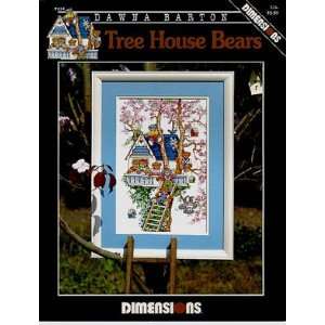  Tree House Bears, Cross Stitch from Dimensions: Arts 