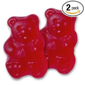 Albanese Red Raspberry Bears, 5 Pound Bags (Pack of 2):  