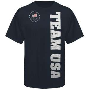  USA Olympic Team Youth Navy Blue Vertical Hit T shirt 
