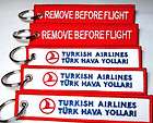 Turkish Airline Türk Hava Yolları Luggage Keychain Remove Before 