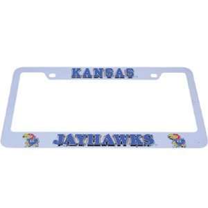  NCAA Kansas Jayhawks 3D Deluxe Chrome Auto Frame: Sports 