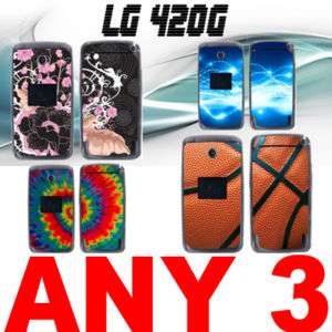 vinyl skins for LG 420g Tracfone case alternative  