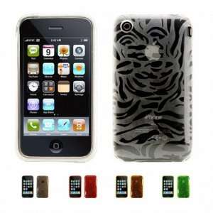  GREEN Apple iPhone 3G 3Gs 8GB 16GB 32GB ZEBRA Transparent 