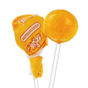 Yost Kiddi Pops, 100 Count Carton (4.5 lbs)   Butterscotch Lollipops 
