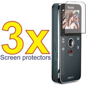  3x Kodak PLAYFULL Video Camera Camcorder Premium Clear LCD 