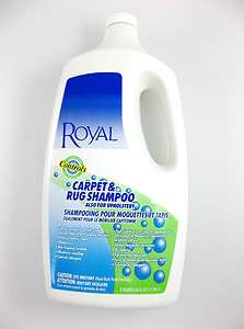 Royal Carpet and Rug Shampoo  64 FL OZ. Bottle Controls Allergens 