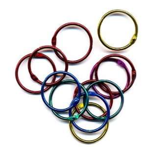  63250 1 1/4 Colored Book Rings   (500): Toys & Games
