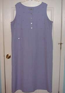 DAVID N SPORT WOMAN LAVENDER JUMPER DRESS SZ 1 2X GUC C 11  