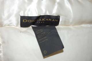 Donna Karan Modern Classics Silk King Quilted Coverlet White Gold $600 