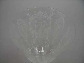 TIFFIN LOVELACE LOVE LACE WINE STEM WATER GOBLET GLASS  