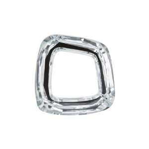  4437 20mm Cosmic Square Ring Fancy Stone Crystal CAL V 