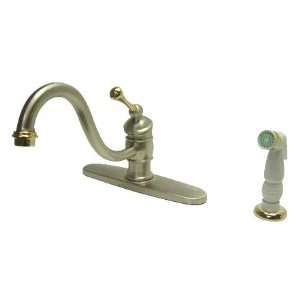   single handle kitchen faucet with side sprayer: Home Improvement