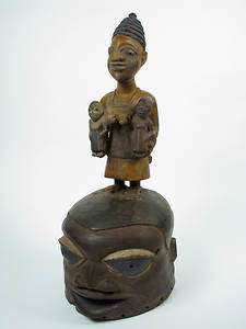 GothamGallery Fine African Art   Nigeria Yoruba Epa Mask M  