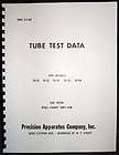 Precision Tube Test Data for 10 12 10 15 10 20 10 22 10