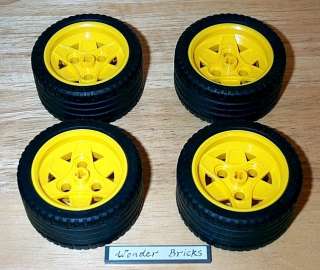 Lego Wheels and Tires Large 56 x 28 ZR * NEW Yellow  