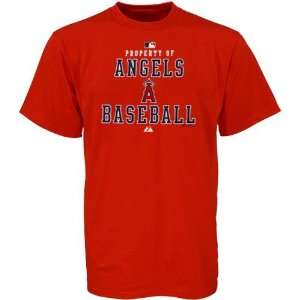   Angels of Anaheim Youth Red Property Of T shirt: Sports & Outdoors