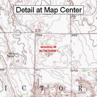  USGS Topographic Quadrangle Map   Anselmo NE, Nebraska 