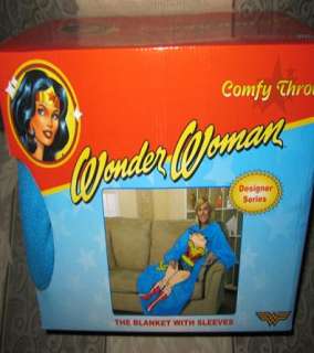 New DC Comics Wonder Woman Fleece Throw Blanket Snuggie  