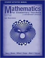 Student Activities Manual to Accompany Mathematics for Elementary 
