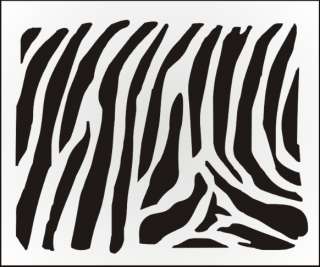 Stencil Animal Print Zebra Tiger Giraffe Cow Honeycomb  