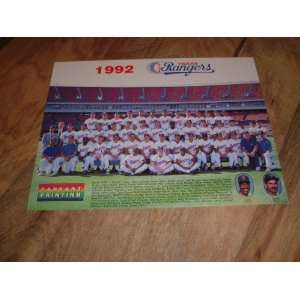  Nolan Ryan Texas Rangers 1992 Team Photograph: Everything 
