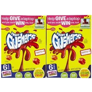 Fruit Gushers Strawberry Fruit Snacks, 6 Grocery & Gourmet Food