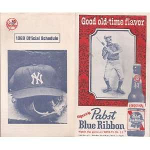  1969 New York Yankees 1969 Official Schedule   Sports 