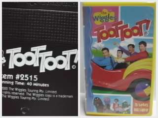 THE WIGGLES TOOT TOOT! VHS VIDEO 18 SONGS 045986025043  