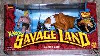 Marvel X Men Savage Land Ka Zar & Zabu mib rare box set  