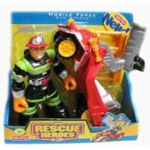  Rescue Heroes Mobile Force   Sam Sparks & Fire Vehicle 