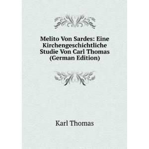   Studie Von Carl Thomas (German Edition): Karl Thomas: Books